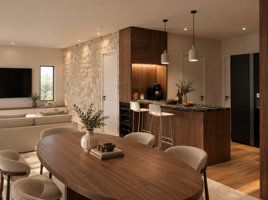 Projet complet de décoration et aménagement intérieur par Ldesign